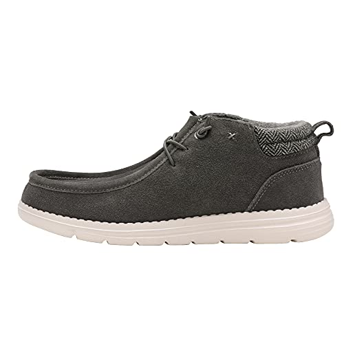 Bruno Marc Men's Sbls215M Slip-On Suede Loafers Lightweight Casual Shoes, Grey, Size 14 #TOP1