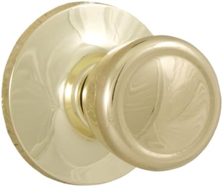 Reliant by Weslock Tulip Collection, Passage Knob, Polished Brass (RE-00200T3T3FR20) - Hall & Closet