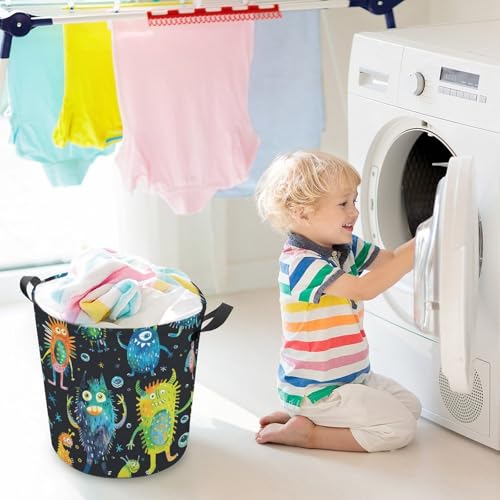 Panier à linge pliable bac de rangement pour vêtements et jouets