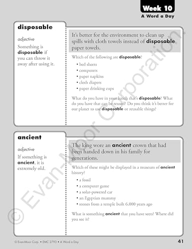 A Word a Day, Grade 3 Teacher Edition - Image 3