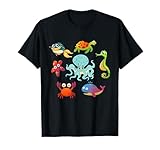 Starfish Octopus Marine Animals T-Shirts