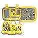 Bentgo Kids Prints Leak-Proof, 5-Compartment Bento-Style Kids Lunch Box - Ideal Portion Sizes for Ages 3-7, Durable, Drop-Proof, Dishwasher Safe, & PFAS & BPA-Free Materials (Construction Trucks)