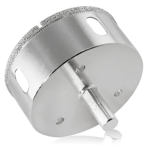 Image of Luomorgo 70mm /2 3 /4 inch Diamond Hole Saw | 1.1 inch Cutting Depth, For Glass Ceramic Marble, For Porcelain Tile Granite, For Quartz Gemstone