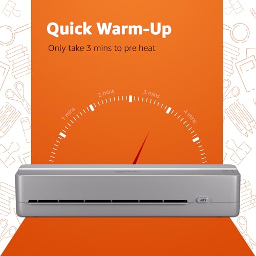 Image of Amazon Basics A4 Lamination Machine | Hot Lamination | Laminating Speed - 298 mm /min