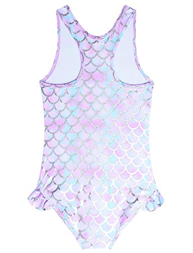 Image of QPANCY Girls Swimsuits Unicorn Bathing Suits Toddler Kids One Piece Swimwear