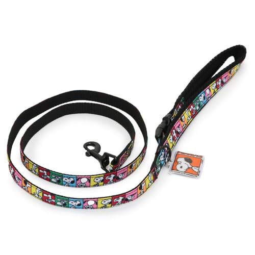 ペットパラダイス 犬 リード 犬具 スヌーピー 75周年 反射 チャーム 付き 4S〜3S 627-33319