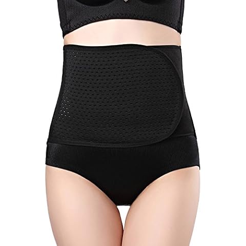 Aivtalk Postpartum Support Recovery Belly Belt Elastic Shapewear Girdle Corset Breathable Waist Trainer Belts Cover