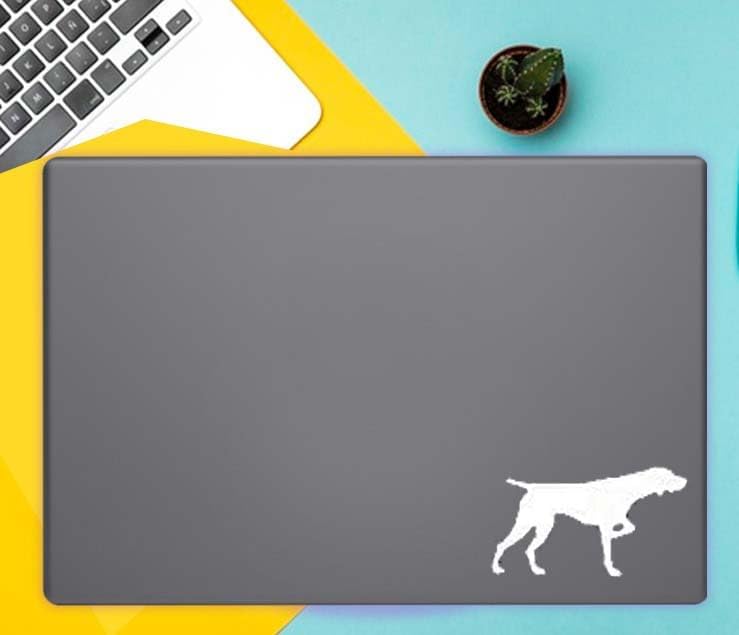 German Shorthaired Pointer Vinyl Decals Stickers for Cars, Vans, Trucks, and laptops (White5x8) - Image 3