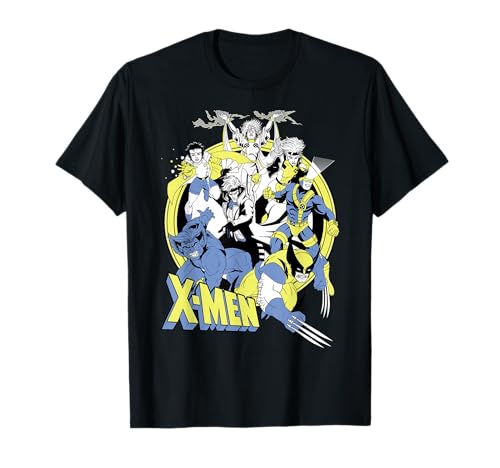 X-Men Retro Action Group Shot t-shirt souvenir des comics
