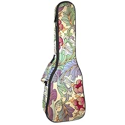 Housse pour ukulélé vintage ethnique bohème avec rembourrage en éponge de 10 mm d’épaisseur 53,3 cm avec sangles… - Les Beatles, Paul McCartney, John Lennon, RIngo Starr, George Harrison