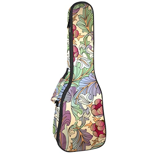 Housse pour ukulélé vintage ethnique bohème avec rembourrage en éponge de 10 mm d’épaisseur 53,3 cm avec sangles… - Les Beatles, Paul McCartney, John Lennon, RIngo Starr, George Harrison Housse pour ukulélé vintage ethnique bohème avec rembourrage en éponge de 10 mm d'épaisseur 53,3 cm avec sangles…