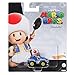 Hot Wheels GBG26 Mario Kart 1:64 Die-Cast Mario with Standard Kart Vehicle