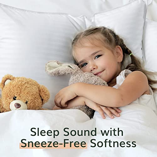 Fern And Willow Pillows For Sleeping - Set Of 2 Standard Size/Kids Size Down Alternative Pillow Set W/Luxury Plush Cooling Gel For Side, Back & Stomach Sleepers #TOP5