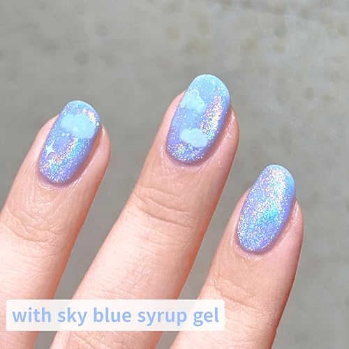 Esmalte de gel holográfico magnético para uñas 15ml miniatura 5