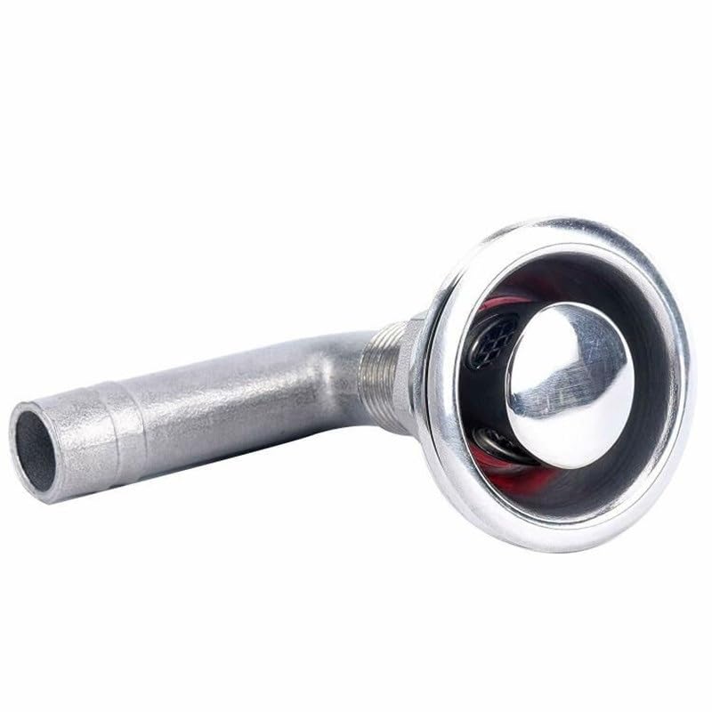 Serbatoio di carburante in acciaio inossidabile 316 a filo 90 gradi per tubo da 3/4'' per barca Ricambi