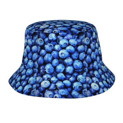 BYwenhopnbs Bob pour Homme Blueberry, Bob décontracté d'extérieur avec Protection UV