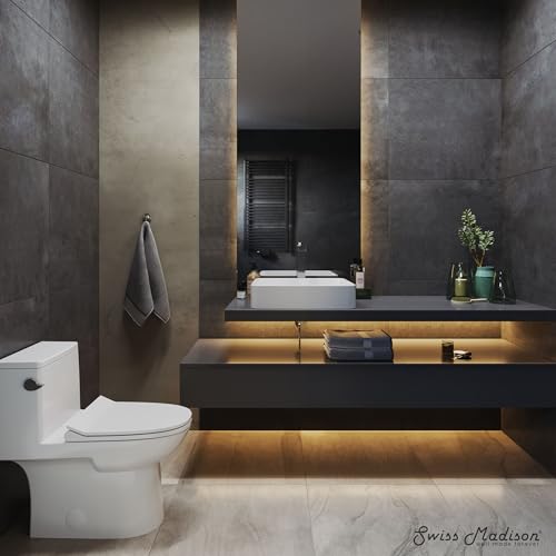 Image of Swiss Madison SM-VS230 Concorde 14.5 inch Rectangle Ceramic Vessel Sink