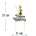 Tinkerbell Cake Topper Cupcake Decorations Birthday Party Topper for Children, 21 counts