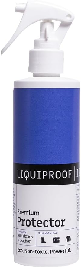 Liquiproof LABS Shoe & Trainer Protector Spray | Non-Toxic | Superhydrophobic Nanotechnology | Powerful Waterproof & Stain Repellent for Suede, Nubuck, Leather, & Canvas | All-Natural