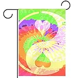 Tamaño: dos tamaños: 28 x 40 pulgadas, adecuado para cualquier cubierta, terraza, porche o balcón, y proporciona un encantador estilo de decoración para patio, césped o jardín.