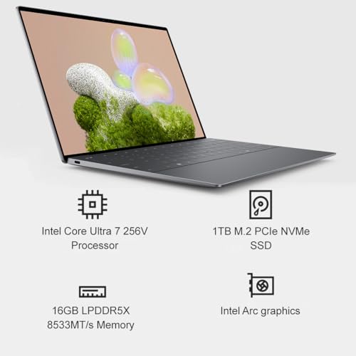 Image of Dell XPS 13 9350 AI PC Business Laptop, (13.4 inch FHD+ 120Hz, Intel Core Ultra 7 256V, 16GB DDR5, 1TB SSD) Copilot+ PC, 2x Thunderbolt 4, 1080p Webcam, Backlit, FingerPrint, Wi-Fi 7, Win 11 Pro, Graphite