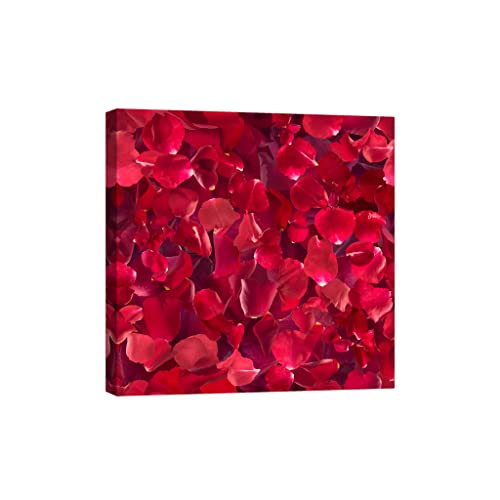 Tableau sur toile fleurs DCF006-1 photoluminescent 80x80cm