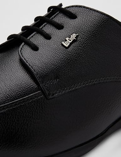 Image of Lee Cooper Men's LC9000E Leather Derby Formal Shoes | Lightweight, Comfortable & Stylish Lace-Up for Office, Business