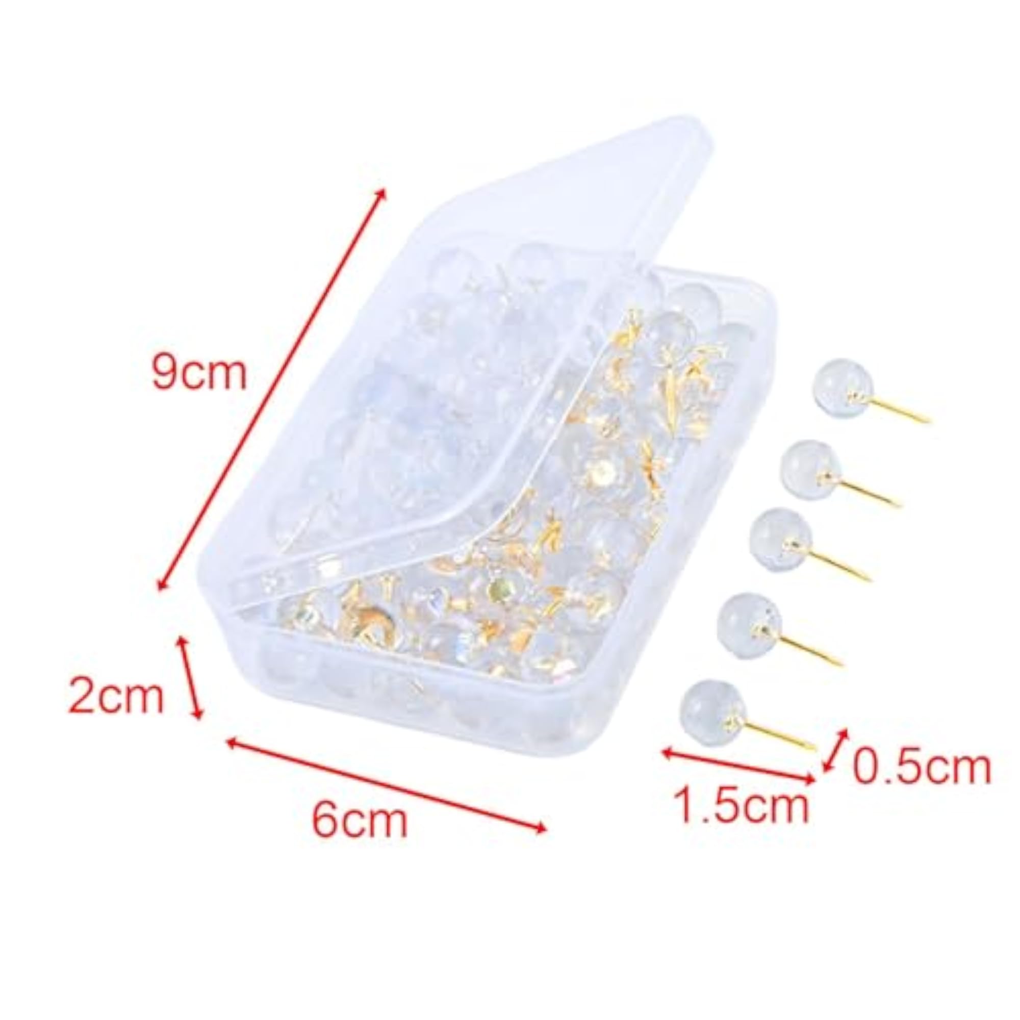 100Pcs Positioning Pins Crafts Sewing Pins for Dressmaking