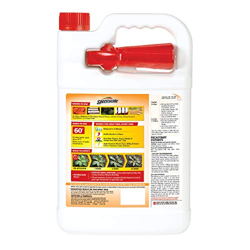 Spectracide Weed And Grass Killer, Pack Of 1 And Weed & Grass Killer, Use On Driveways, Walkways And Around Trees And Flower Beds, 1 Gallon (Rtu Spray) #TOP6