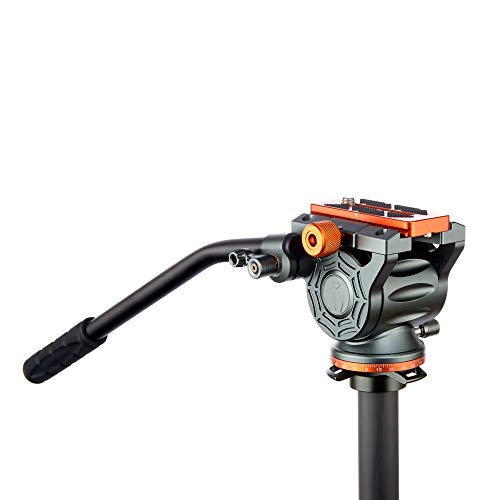 3 Legged Thing Airhed Cine Tripod Head - Adjustable, Lightweight Video Head With Panning Arm For Arca Swiss Dslr And Mirrorless & Standard Video Compatibility - Metallic Slate (Ahcine-A) #TOP2