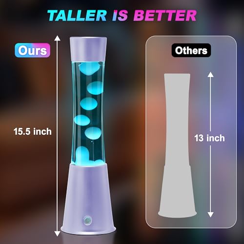Besight Lampe à Mouvement Liquide Grande 40cm avec 17 Changements de Couleur et Télécommande pour Enfants et Adultes Veilleuse de Table Chambre Bureau Décoration Cadeau d'Anniversaire et de Noël – vue 2