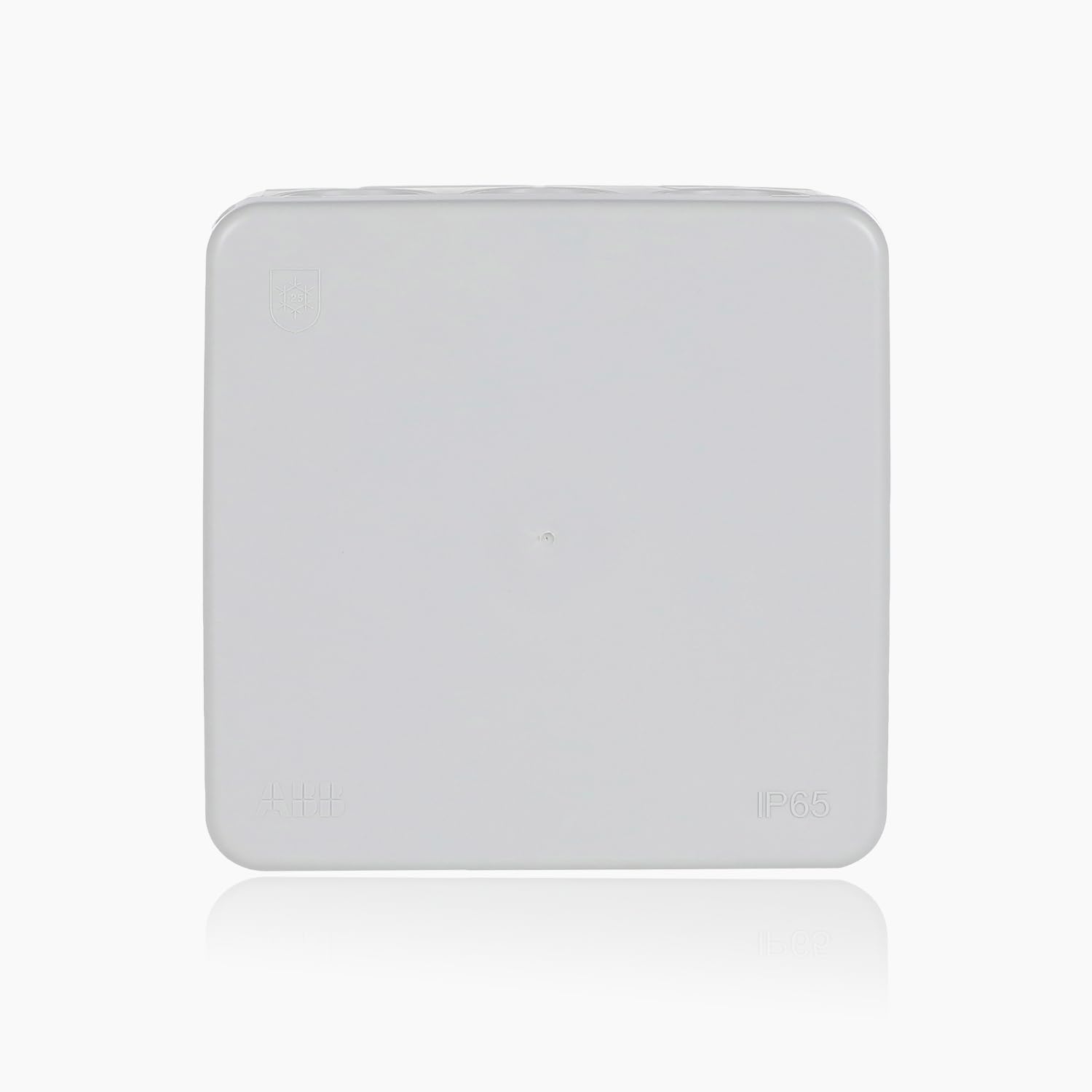 ABB ABB EcoSolutions AP10/G • Grey Colour Large Junction Box IP65 • 104x104x48 mm • Waterproof Electric Cable Connector Unit • Recycled Plastic • Shockproof Sealed