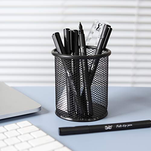 Mr. Pen- Pens, Felt Tip Pens, Black Pens, Pack Of 6, Fast Dry, No Smear, Fine Point Pens Black, Black Felt Tip Pens, Bible Journaling Pens, Felt Pens, Planner Markers, Pens For Journaling #TOP7