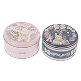 Boîtes de rangement simples en fer - design super simple et pratique, peuvent être utilisées pour des cadeaux de fête de petits cadeaux.