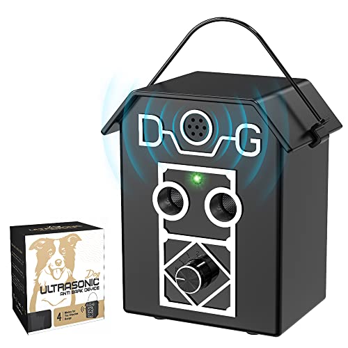 ULPEAK Anti Aboiement Chien, Ultrasons Anti aboiement, Automatique Anti-Aboiement Chien Ultrason Dispositif Étanche pour Les Petits et Grands Chiens