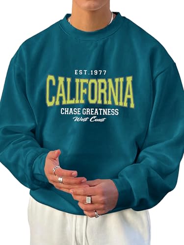 Image of Noble Monk Men's Baggy Fit Sweatshirt | Drop Shoulder Oversized Sweatshirt | Long Sleeve Zip with Collared Sweatshirts for Men's