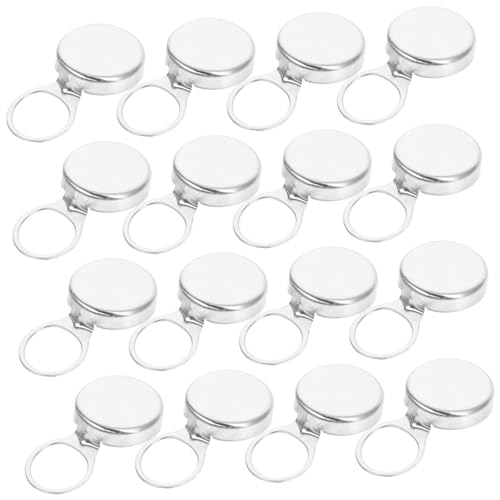 Cabilock 1set Aluminum Soda Bottle Caps Reusable Can Covers with Design for Beer Juice and Soft Drinks for Parties and Gifting 24pcs