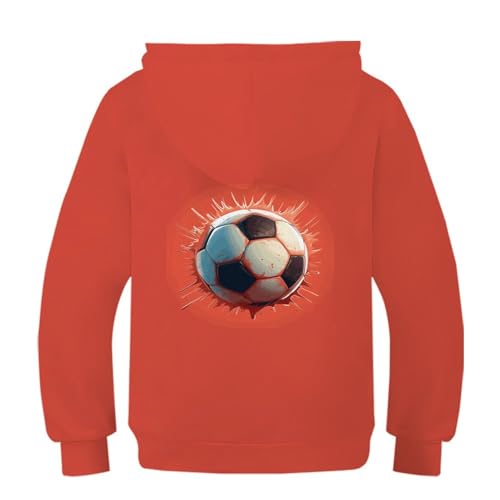Pull à capuche football pour ado de 13 à 15 ans
