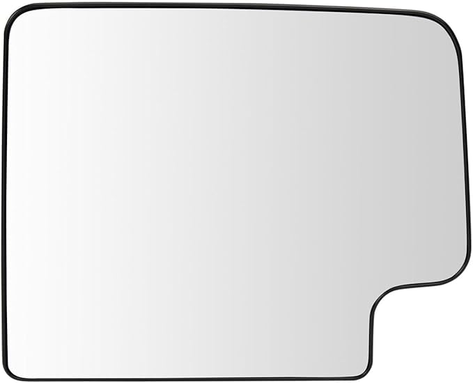 UPFVBLE Passenger Side Upper Mirror Glass Snap on