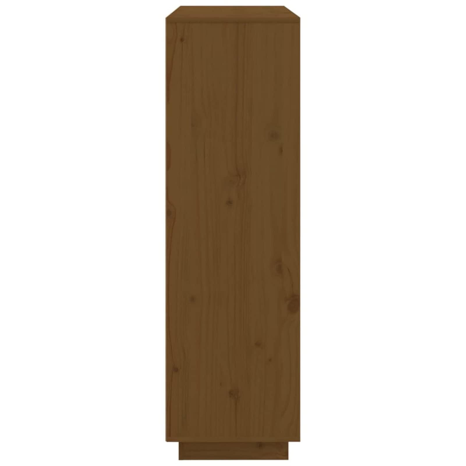 Aparador Alto de Madera Maciza de Pino - Estilo Moderno y Espacioso para Decoración de Interiores