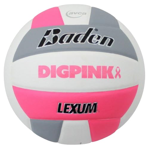 Baden | Lexum | Premium Composite Microfiber | Indoor Official High School Game Volleyball | 13U to 18U | Official Size + Weight