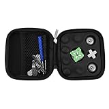 Demeras Kit de Remplacement Mini Thumb Stick Cap Bouton magnétique Kit de Remplacement Multifonctionnel pour PS4