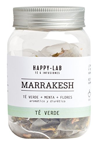 Happy-Lab Marrakesh Té Infusión - 14 pirámides