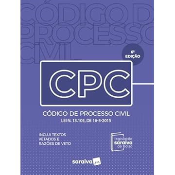Capa do livro Código De Processo Civil Mini - Legislação Saraiva De Bolso - 6 edição 2024