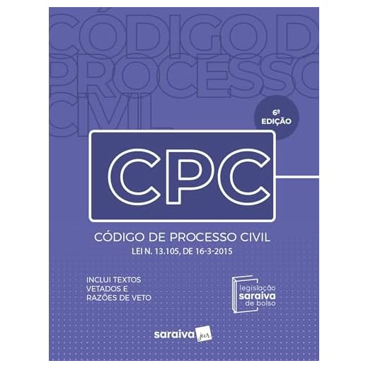 Código De Processo Civil Mini - Legislação Saraiva De Bolso - 6 edição 2024