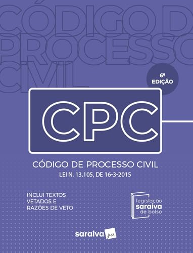 Código De Processo Civil Mini - Legislação Saraiva De Bolso - 6 edição 2024