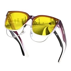 Yellow Lens - Gradual Purple Frame