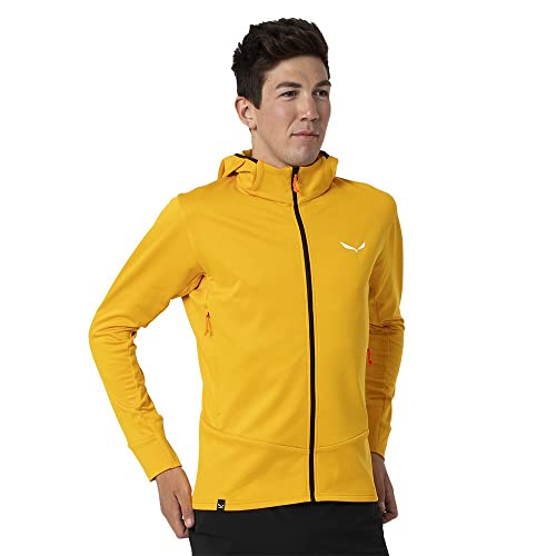 Chaqueta Salewa Puez Pl M Hd para hombre con capucha