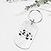 Kisseason Fashion Panda Keychain Panda Gift Lover Key chain Fans Dog Tag Stuff Inspiratinal Gift for Women Men