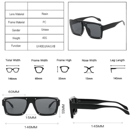 Lunettes de soleil dégradées UV400 contre les éblouissements - 2